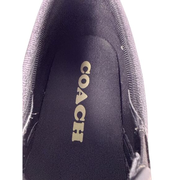 Coach Signature Rexy Sneakers Slip On Men's 11D Medium Signature Coated Canvas - Picture 12 of 14